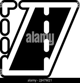 Multimedia editor shear icon Stock Vector