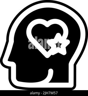 Neuromarketing emotion icon Stock Vector