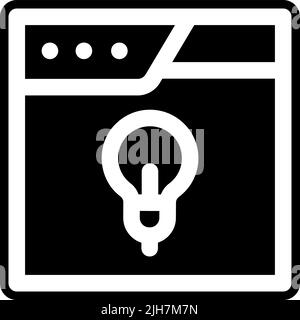 Neuromarketing creative icon Stock Vector