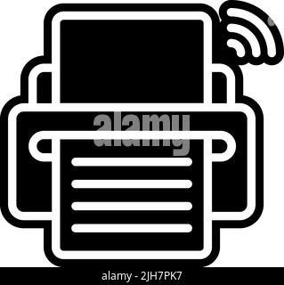Technology printer icon Stock Vector