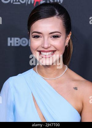 Burbank, United States. 15th July, 2022. BURBANK, LOS ANGELES, CALIFORNIA, USA - JULY 15: American actress Sarah-Anne Martinez arrives at the Bloody Red Carpet And Exclusive Screening Of HBO Max's 'Pretty Little Liars: Original Sin' held at the SJR Theater at Warner Bros. Studios on July 15, 2022 in Burbank, Los Angeles, California, United States. (Photo by Xavier Collin/Image Press Agency) Credit: Image Press Agency/Alamy Live News Stock Photo