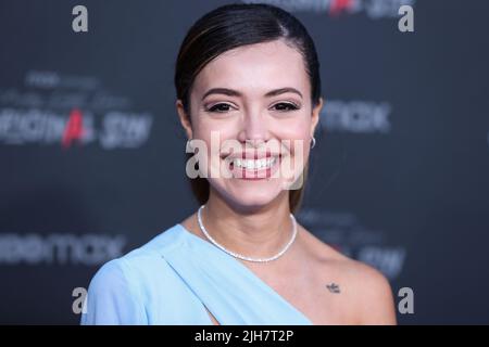 Burbank, United States. 15th July, 2022. BURBANK, LOS ANGELES, CALIFORNIA, USA - JULY 15: American actress Sarah-Anne Martinez arrives at the Bloody Red Carpet And Exclusive Screening Of HBO Max's 'Pretty Little Liars: Original Sin' held at the SJR Theater at Warner Bros. Studios on July 15, 2022 in Burbank, Los Angeles, California, United States. (Photo by Xavier Collin/Image Press Agency) Credit: Image Press Agency/Alamy Live News Stock Photo