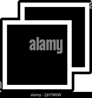 User interface copy icon Stock Vector