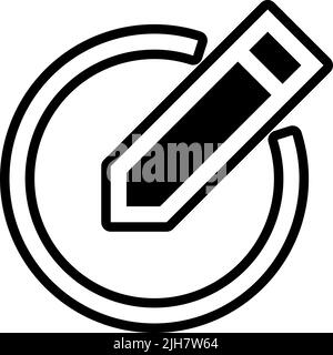 User interface edit icon Stock Vector