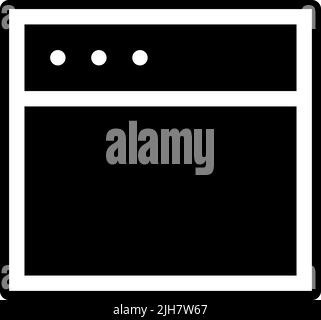 User interface web page icon Stock Vector