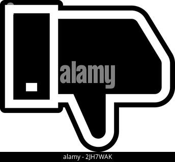 User interface dislike icon Stock Vector