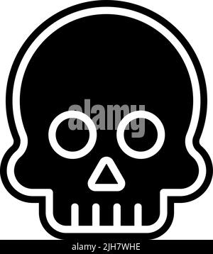Video game elements death icon Stock Vector