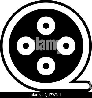 User interface movie icon Stock Vector