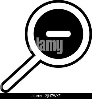User interface zoom in icon Stock Vector