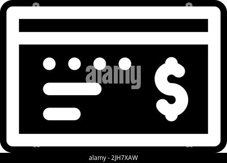 Awards bank check icon Stock Vector