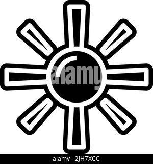 Christianity sun icon Stock Vector