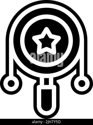 Children toys rattle drum icon Stock Vector
