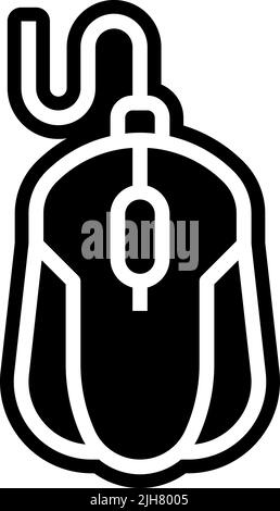 Computer diagnostics computer mouse icon Stock Vector