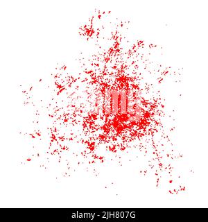 red stain on white background illustration vector Stock Vector