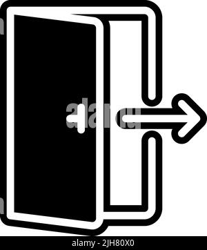 Essential logout icon Stock Vector