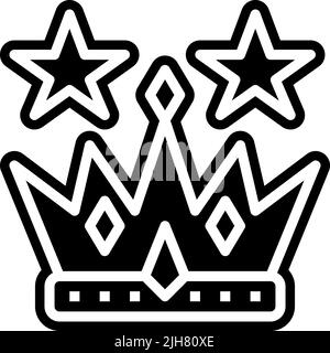 Customer loyalty crown icon Stock Vector