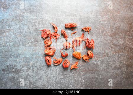 Raw whole dry Mace spice Stock Photo - Alamy