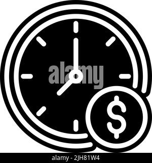 Finance time icon Stock Vector