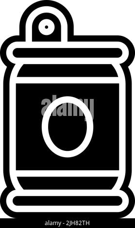 Grocery soda can icon Stock Vector