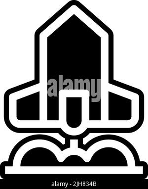 online shopping commerce computer rocket gear vector illustration Stock ...