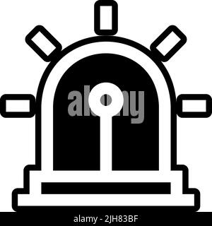 Hacker siren icon Stock Vector