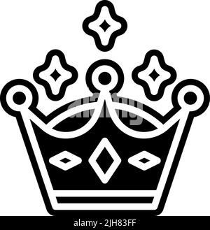 Gaming crown icon Stock Vector