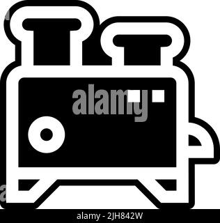 Home stuff toaster icon Stock Vector