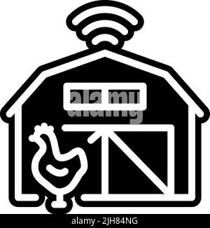 Iiot farm icon Stock Vector
