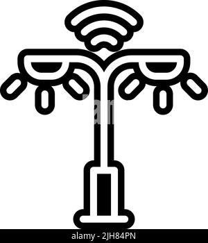 Iiot lantern icon Stock Vector