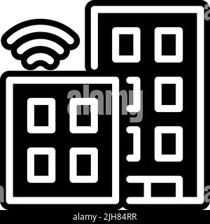 Iiot smart city icon Stock Vector