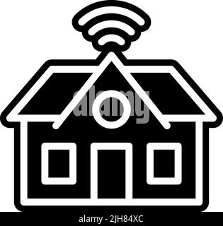 Iiot building icon Stock Vector