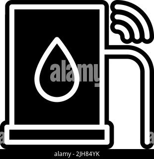 Iiot water tank icon Stock Vector