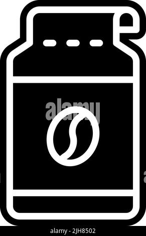 Grocery coffee pack icon Stock Vector