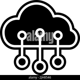 Iiot iot icon Stock Vector