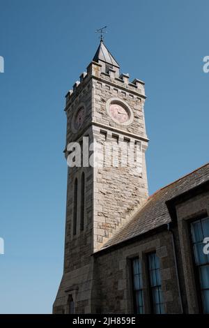 The Bickford-Smith Institute, Porthleven, Cornwall Stock Photo