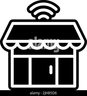 Iiot market icon Stock Vector