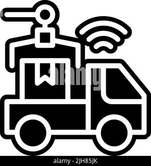 Iiot shipment icon Stock Vector