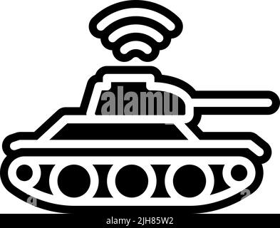 Iiot tank icon Stock Vector