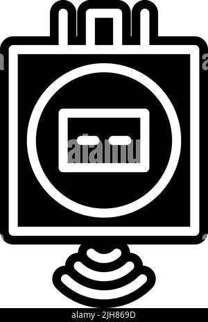 Iiot industrial icon Stock Vector