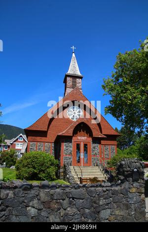 St. Peter's By the Sea Episcopal Church, Sitka, Alaska Stock Photo