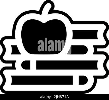 Learning books icon Stock Vector