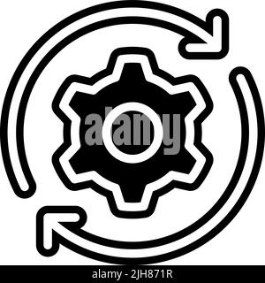 Iiot tuning icon Stock Vector