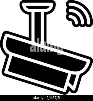 Iiot camera icon Stock Vector
