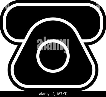 Mobile interface phone icon Stock Vector