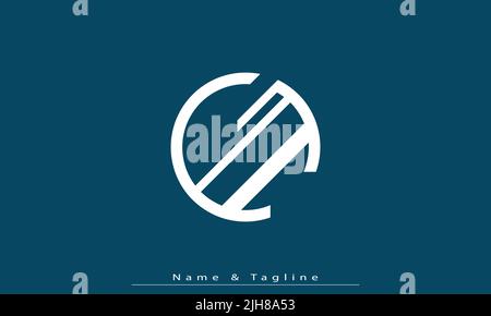 Alphabet letters Initials Monogram logo GI , IG Stock Vector