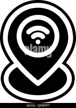 Smarthome location icon Stock Vector