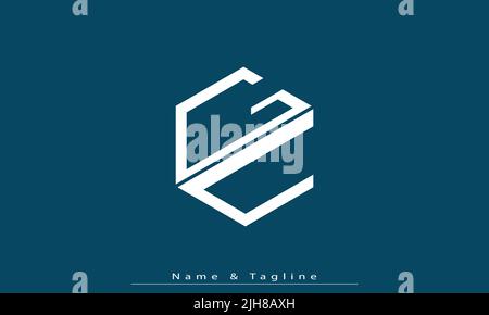 Alphabet letters Initials Monogram logo GC , CG Stock Vector