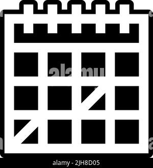 Time management set two calendar icon Stock Vector