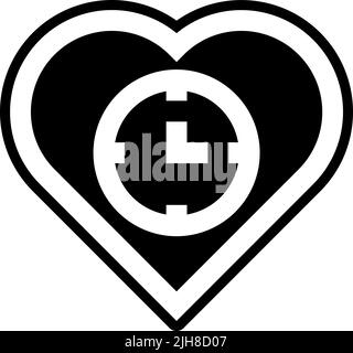 Time management set two lifetime icon Stock Vector