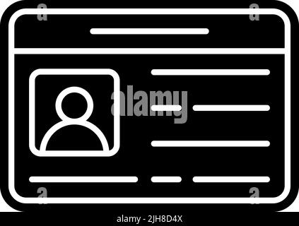 Smart city id card icon Stock Vector